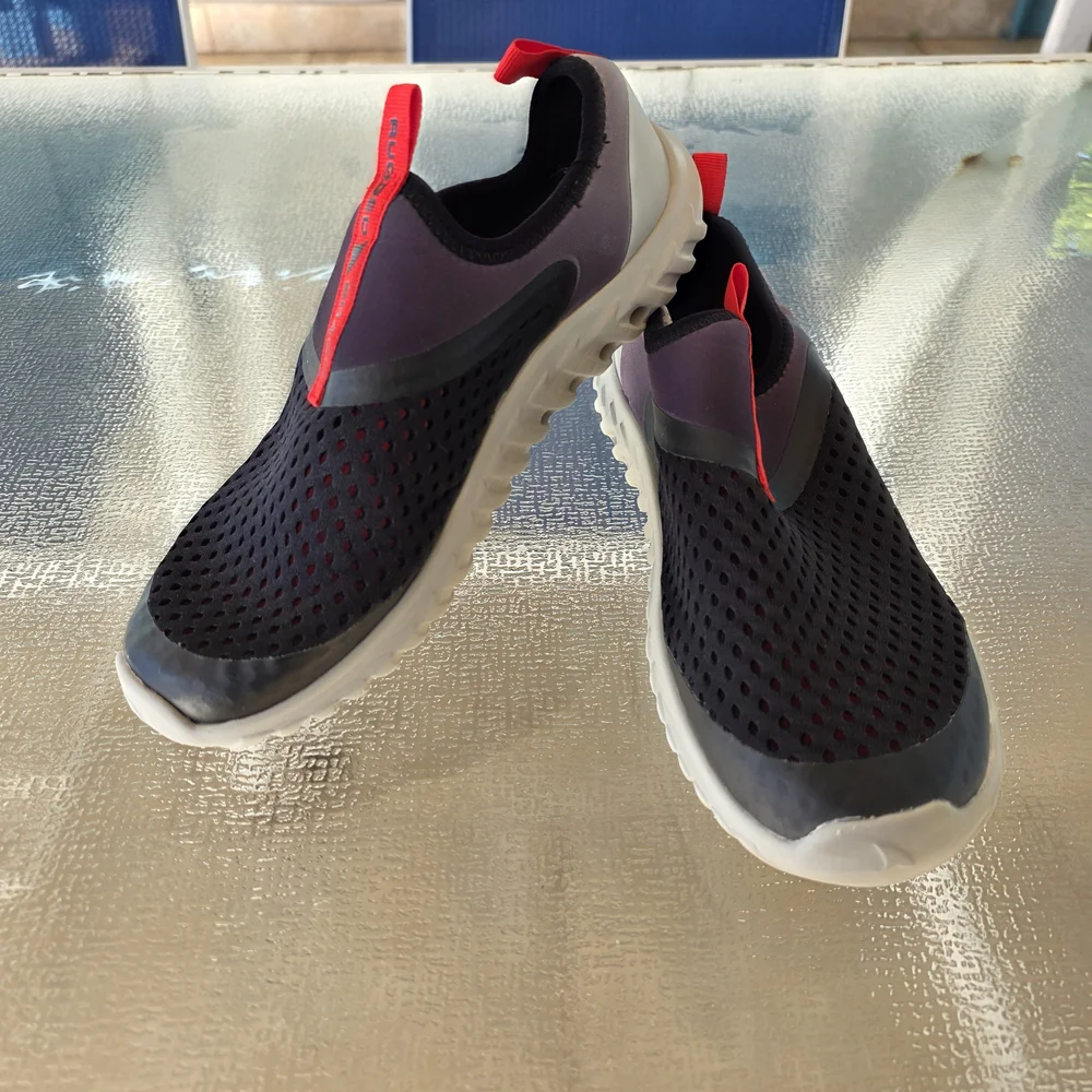 Rugged Shark Boys Water Shoes Mesh Slip-On Sport Beach Active USA 5